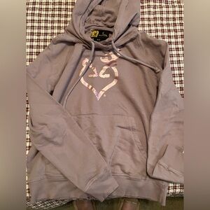 Browning hoodie, medium, mauve